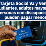 Tarifa Social Va y Ven 2026: estudiantes, adultos mayores y personas con discapacidad pueden pagar menos 9b8ac59e-a981-4088-8897-d8f0529ea807