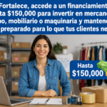Fortalece 2026: ¿Cómo obtener hasta $150 mil para comprar mercancía, equipo o maquinaria y hacer crecer tu negocio? d3ffb369-5222-4d9e-862b-8ac67776bc94